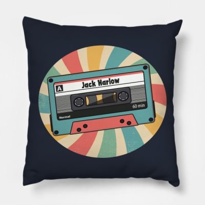 Retro Jack Harlow Throw Pillow Official Cow Anime Merch