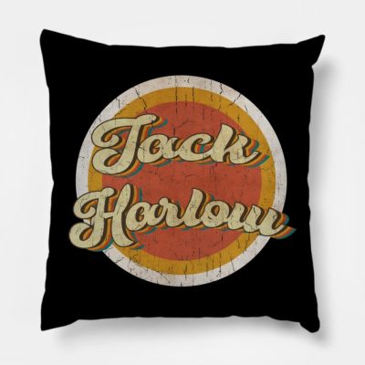 Circle Vintage Jack Harlow Throw Pillow Official Cow Anime Merch