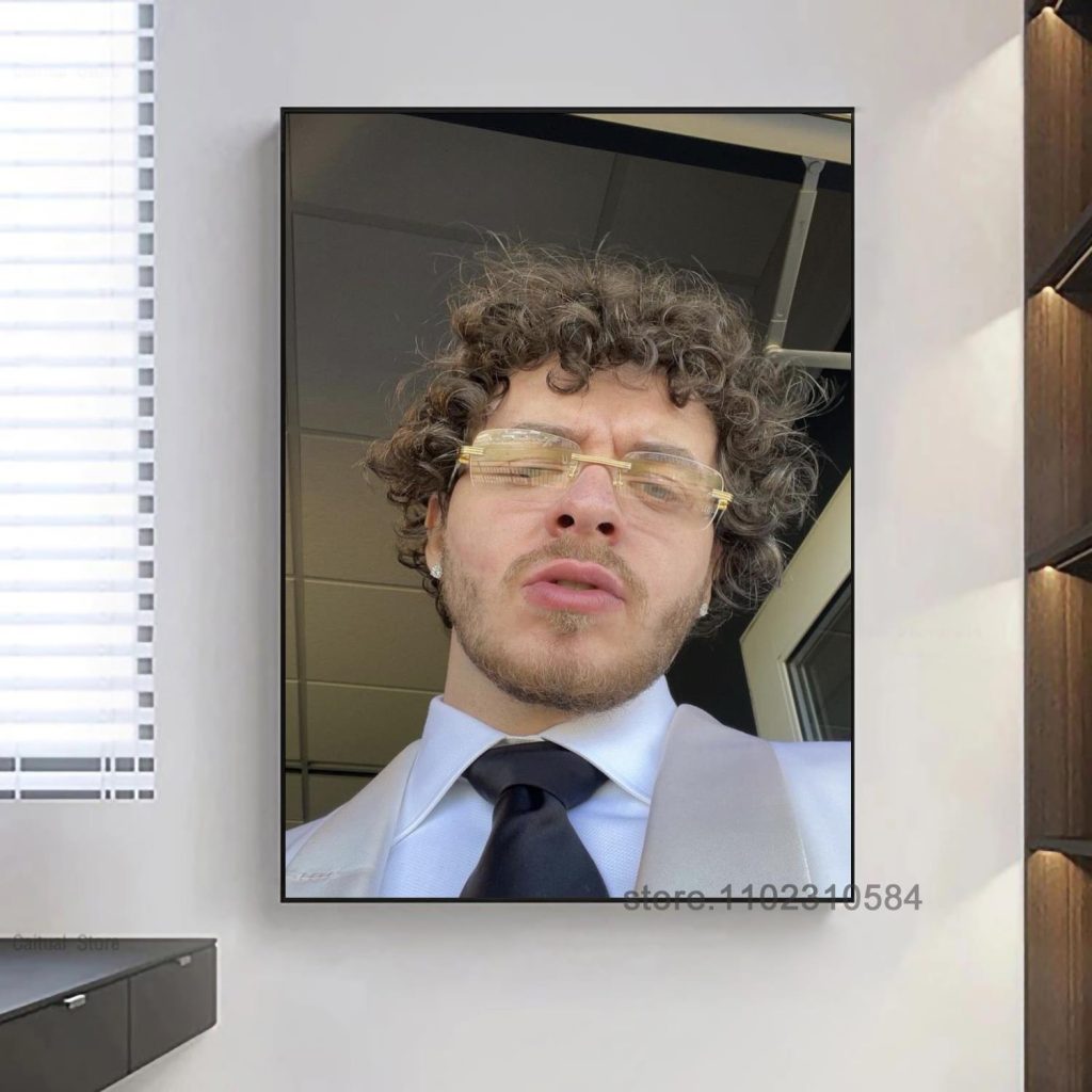 jack harlow poster Wall Art Canvas Posters Decoration Art Poster Personalized Gift Modern Family bedroom Painting 14 - Jack Harlow Shop