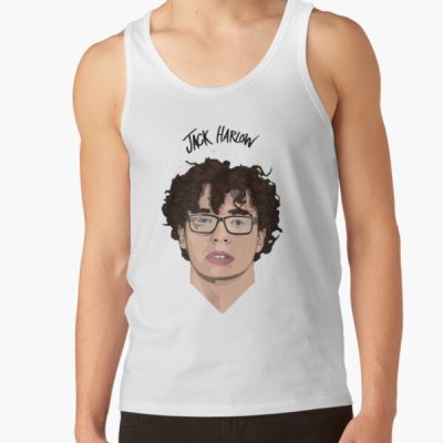 Jack Harlow. Sticker Tank Top Official Cow Anime Merch