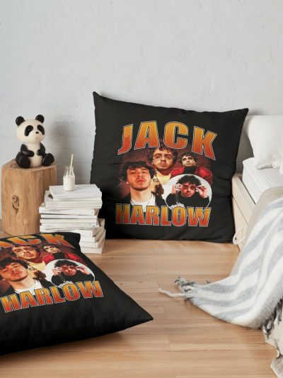 Jack Harlow Active Throw Pillow Official Cow Anime Merch