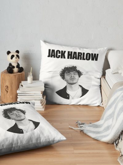 Jack Harlow Merch Jack Harlow Throw Pillow Official Cow Anime Merch