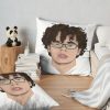 Jack Harlow Sticker Throw Pillow Official Cow Anime Merch