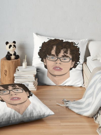 Jack Harlow Sticker Throw Pillow Official Cow Anime Merch