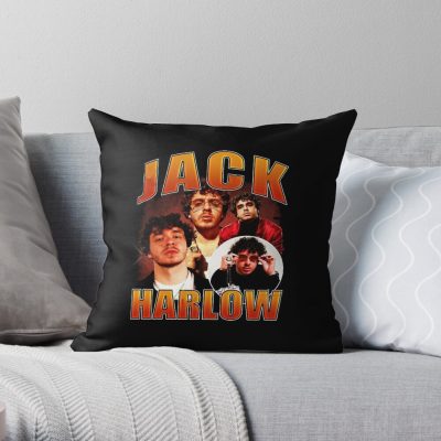 Jack Harlow Active Throw Pillow Official Cow Anime Merch