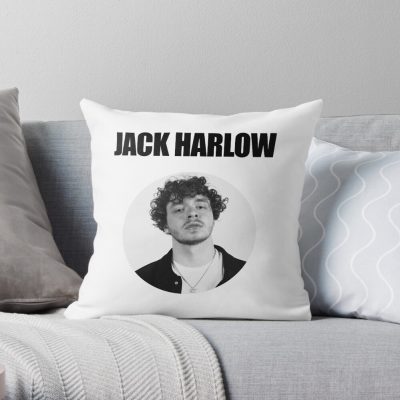 Jack Harlow Merch Jack Harlow Throw Pillow Official Cow Anime Merch