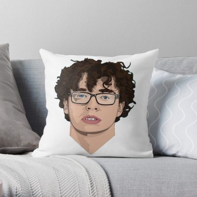 Jack Harlow Sticker Throw Pillow Official Cow Anime Merch