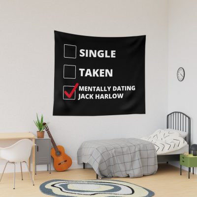 Mentally Dating Jack Harlow Tapestry Official Cow Anime Merch