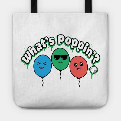 Whats Poppin Kawaii Design Tote Official Cow Anime Merch