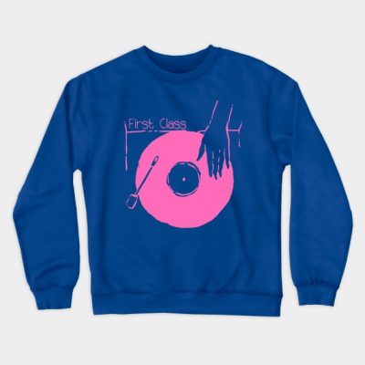 Put Your Vinyl First Class Crewneck Sweatshirt Official Cow Anime Merch