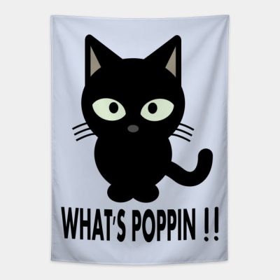 Whats Poppin Cat Tapestry Official Cow Anime Merch