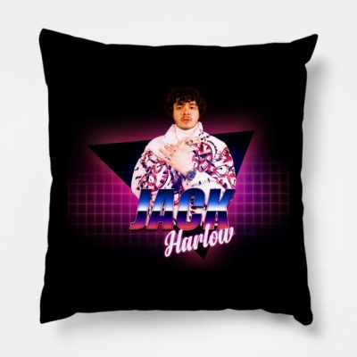 Jack Harlow Tour 2023 2024 New Style 80S Throw Pillow Official Cow Anime Merch