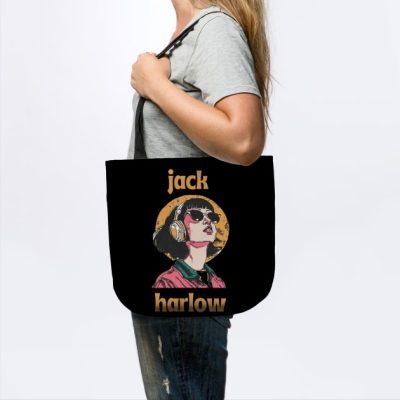 Women Listening To Jack Harlow Tote Official Cow Anime Merch