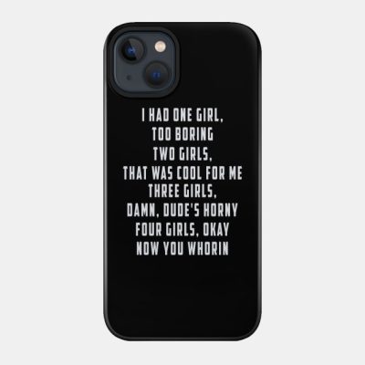 I Had One Girl Too Boring Two Girls That Was Cool  Phone Case Official Cow Anime Merch