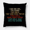 I Had One Girl Too Boring Two Girls That Was Cool  Throw Pillow Official Cow Anime Merch