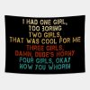 I Had One Girl Too Boring Two Girls That Was Cool  Tapestry Official Cow Anime Merch