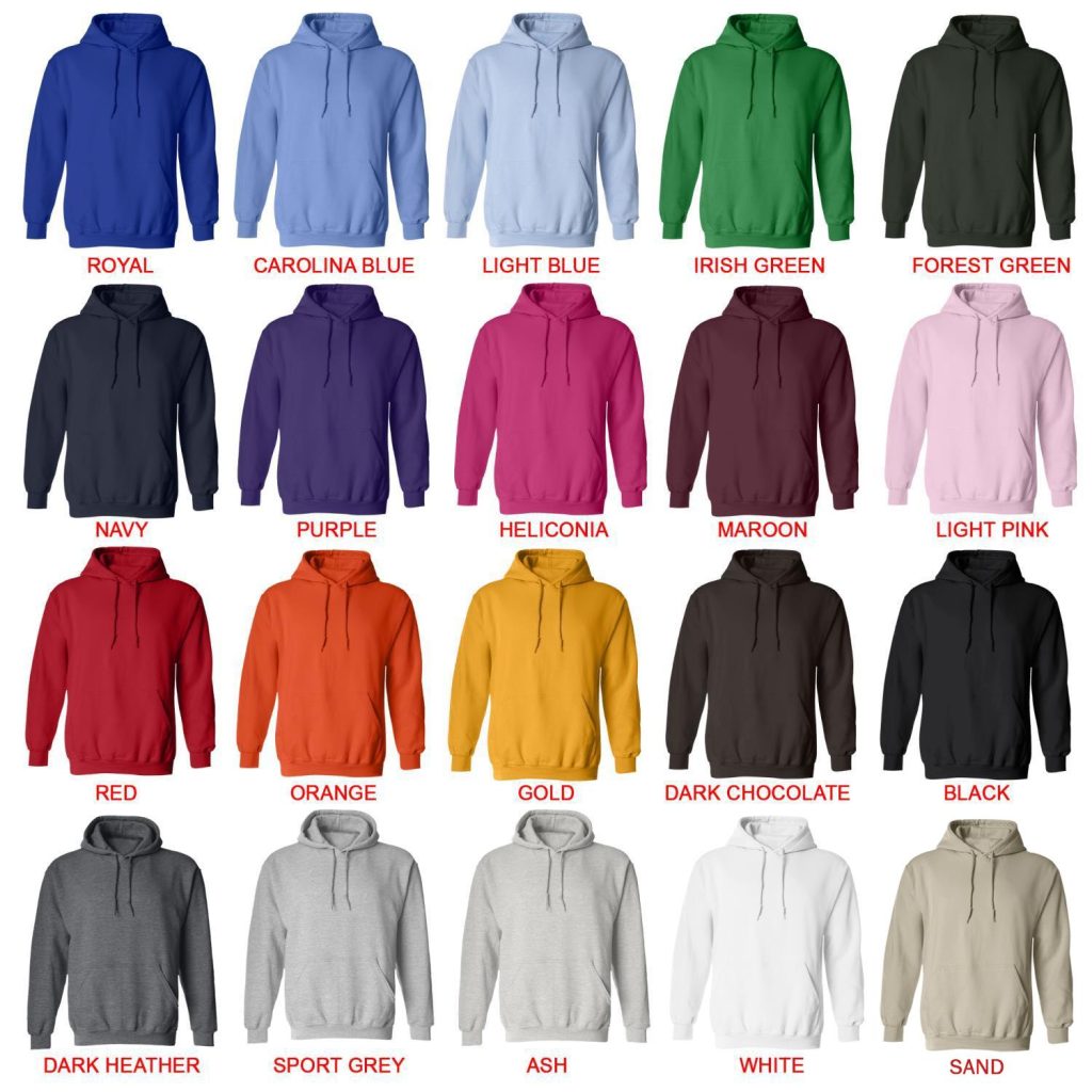 hoodie color chart - Jack Harlow Shop