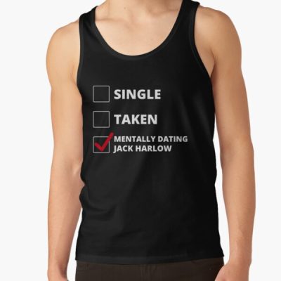 Mentally Dating Jack Harlow Tank Top Official Cow Anime Merch