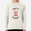 What'S Poppin' Sweatshirt Official Cow Anime Merch