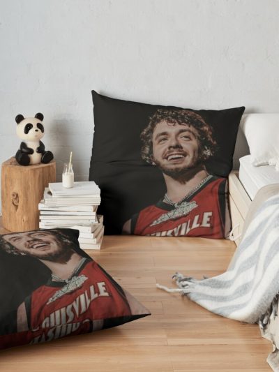 Jack Harlow Throw Pillow Official Cow Anime Merch