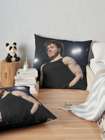 Jack Harlow Throw Pillow Official Cow Anime Merch