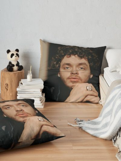 Jack Harlow Throw Pillow Official Cow Anime Merch