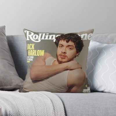 The Magazine Covers Throw Pillow Official Cow Anime Merch