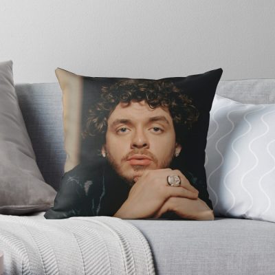 Jack Harlow Throw Pillow Official Cow Anime Merch