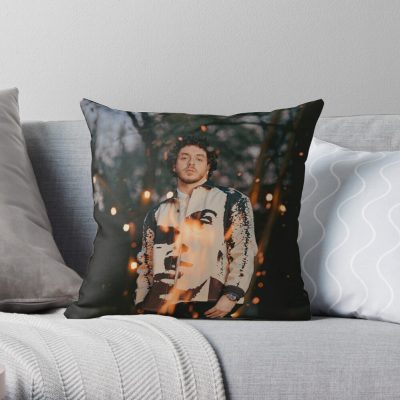 Jack Harlow Throw Pillow Official Cow Anime Merch