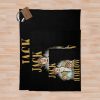 Funny Gifts For Jack Handsome Harlow Musician Gift For Music Fans Throw Blanket Official Cow Anime Merch