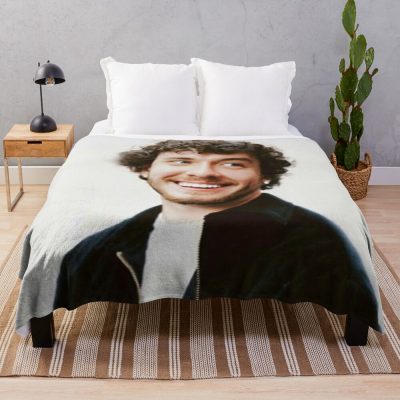 Smiling Throw Blanket Official Cow Anime Merch