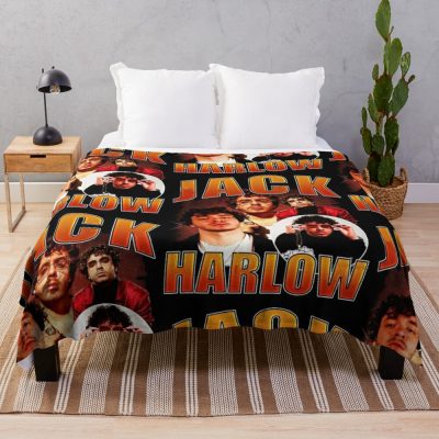 Jack Harlow Active Throw Blanket Official Cow Anime Merch