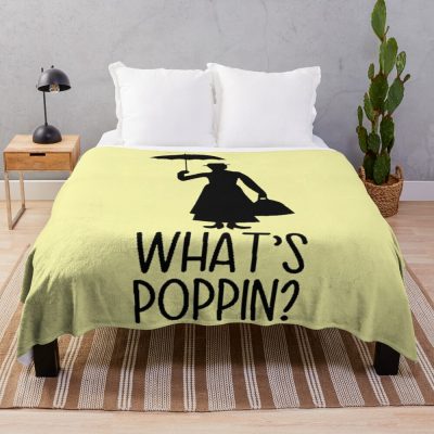 V2. What'S Poppin? Harrlow | Jack Throw Blanket Official Cow Anime Merch