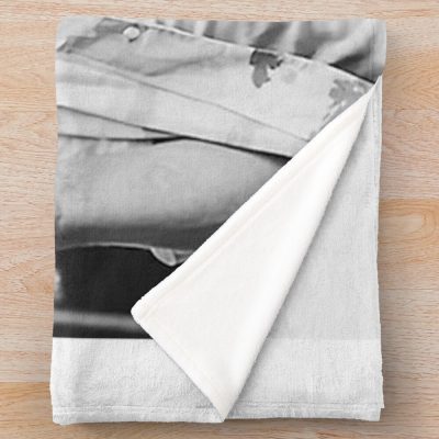 White Clothes Golf Throw Blanket Official Cow Anime Merch