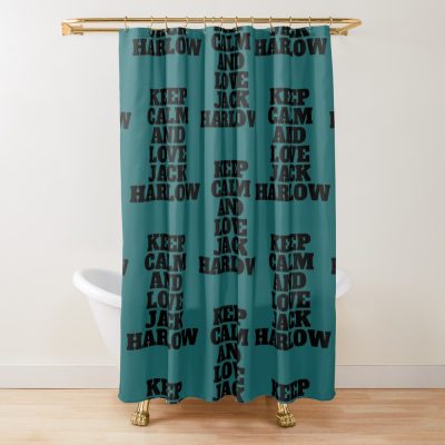 Keep Calm And Love Jack Harlow Shower Curtain Official Cow Anime Merch