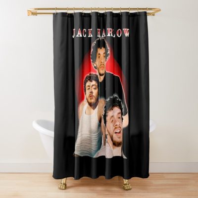 Jack Harlow Shower Curtain Official Cow Anime Merch