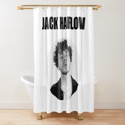 Jack Harlow Merch Jack Harlow Shower Curtain Official Cow Anime Merch