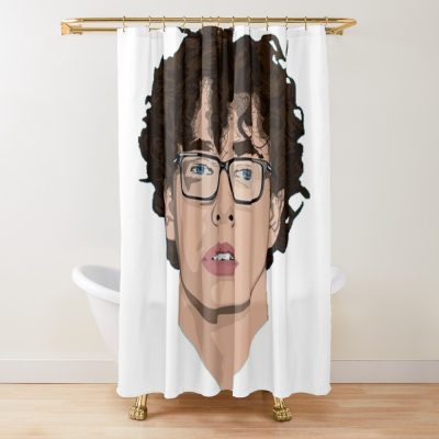 Jack Harlow Sticker Shower Curtain Official Cow Anime Merch